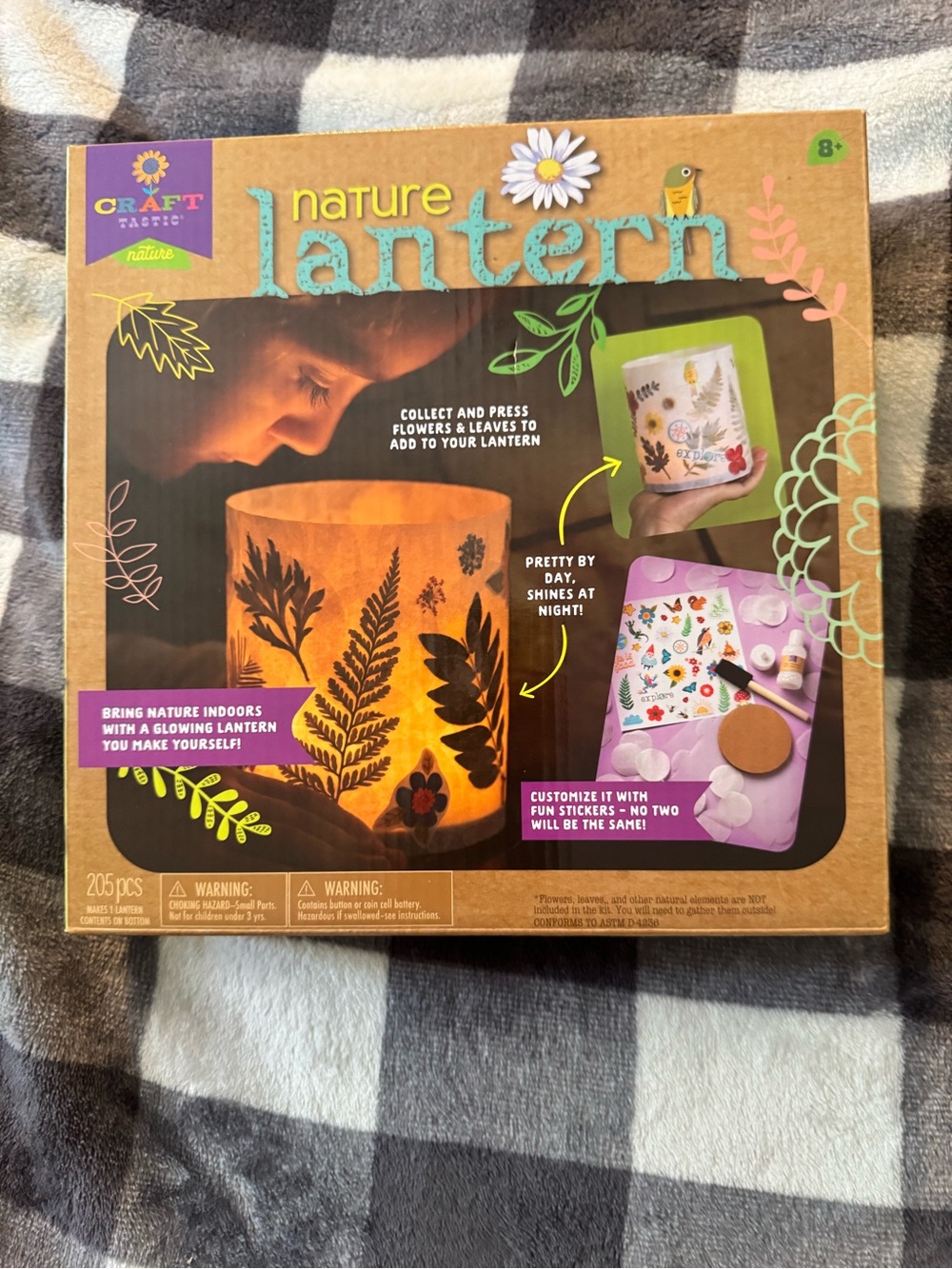 Nature Lantern Craft Kit - Botanical Print Lantern